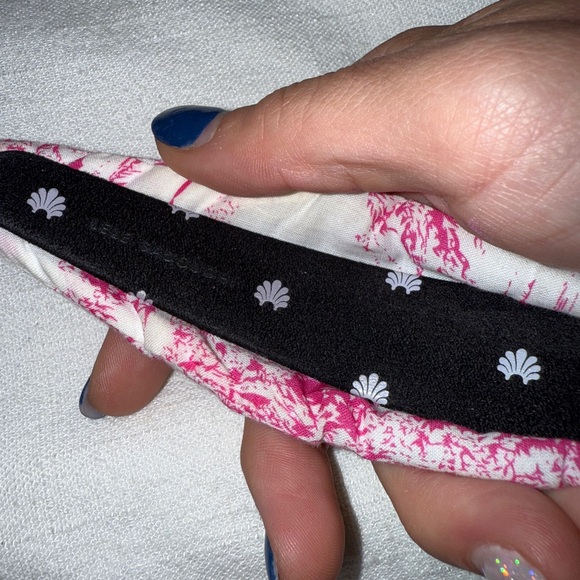 Lele Sadoughi Pink and White Headband - Picture 4 of 4